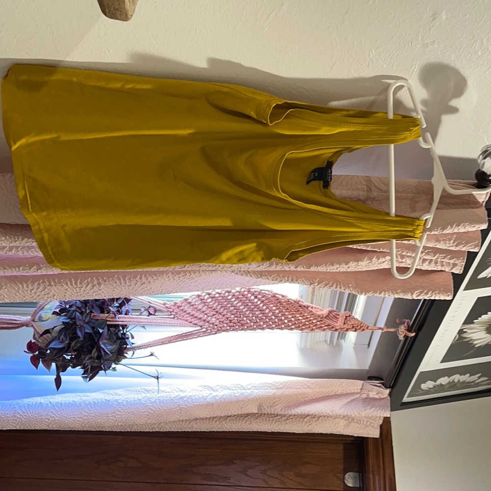 Mustard colored Tank